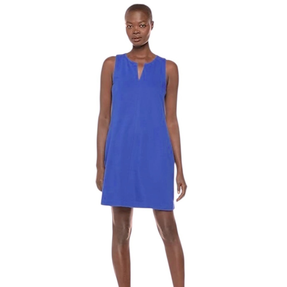 Lauren Ralph Lauren navy blue sheath dress sz 0 in excellent like-new condition